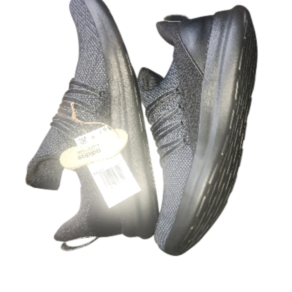 Adidas Lite Racer Adapt 7.0 slip-on casual sneakers in Tripple Black Size 10 - Picture 6 of 8